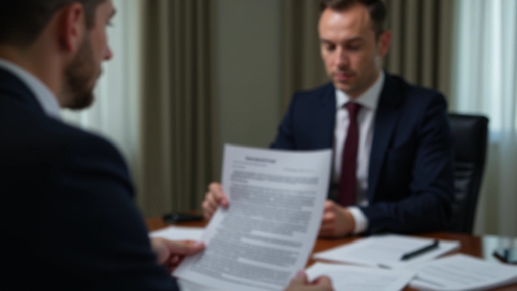 Профессиональный юрист в офисе с документами по жилищному праву