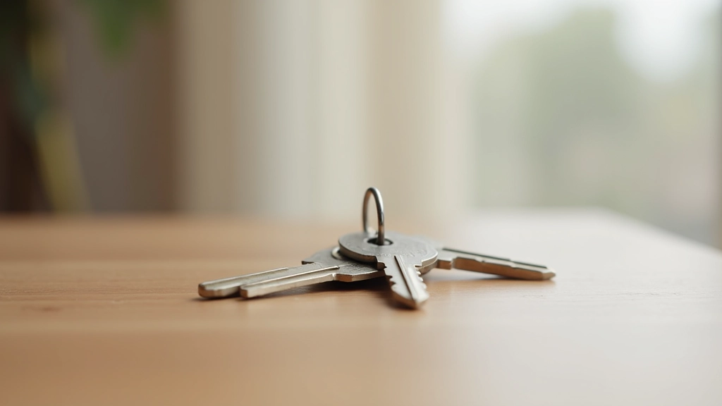 Ключи от квартиры на столе