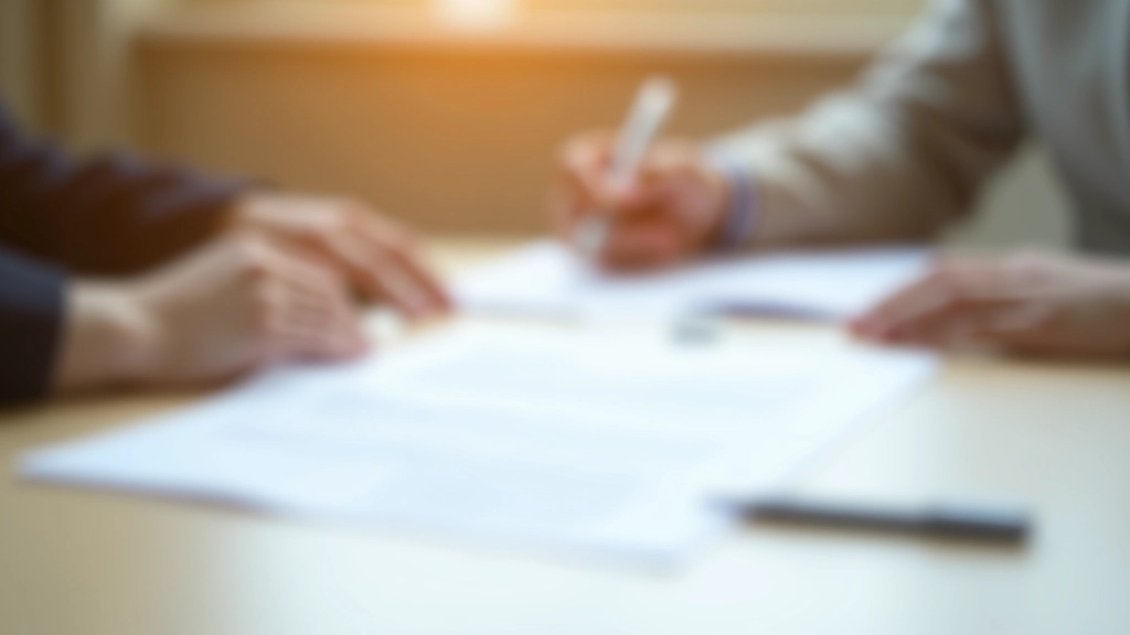 Документ договора аренды на столе с ручкой